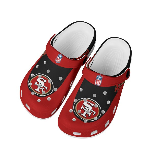 Women's San Francisco 49ers Bayaband Clog Shoes 001